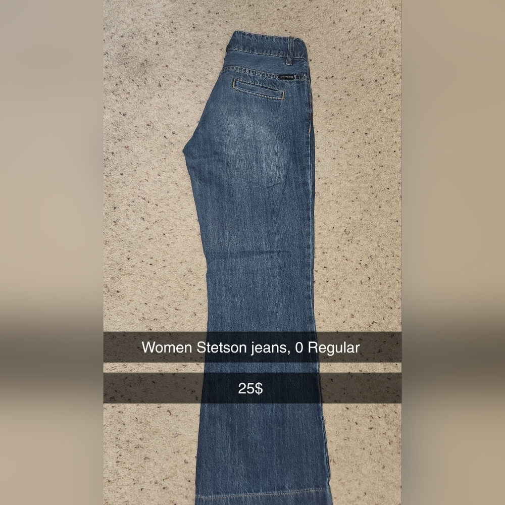 Stetson Women's Dark Blue Straight Leg Jeans